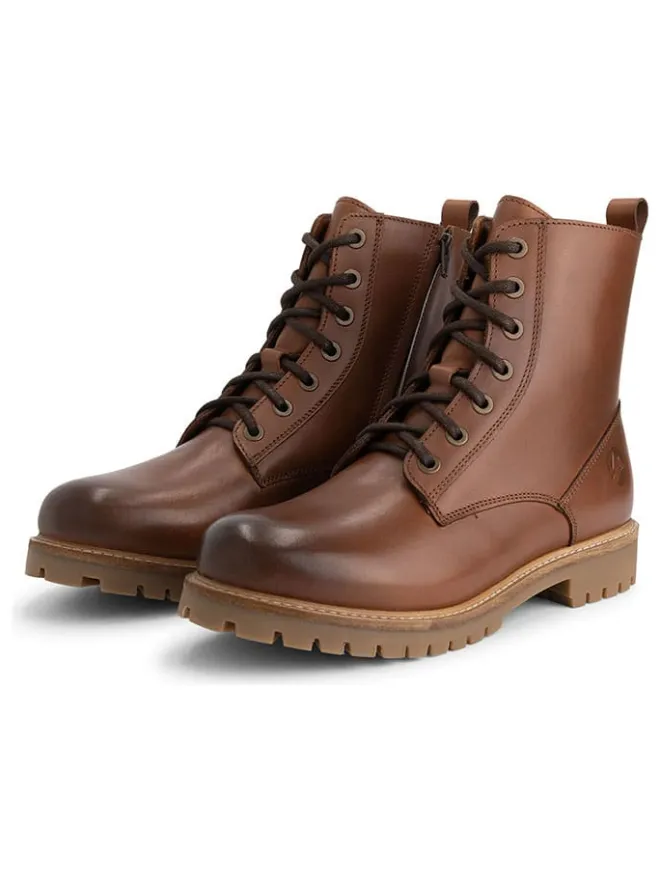 Leder-Boots in Hellbraun>TRAVELIN' Discount