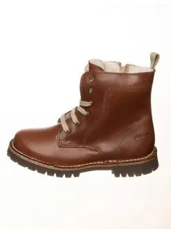 Leder-Boots in Hellbraun>POM POM Clearance