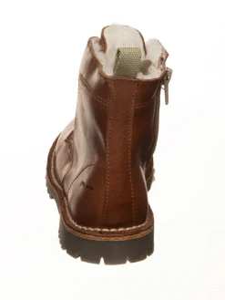 Leder-Boots in Hellbraun><noscript><img width=