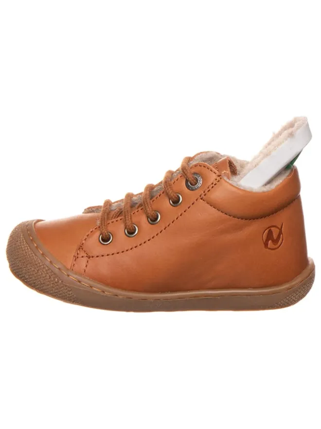 Naturino Lauflernschuhe^Leder-Boots in Hellbraun