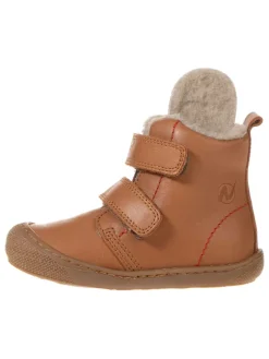 Leder-Boots in Hellbraun><noscript><img width=