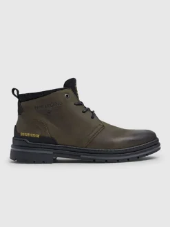 PME Legend Stiefel & Boots^Leder-Boots in Khaki