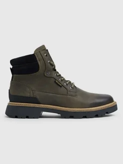 PME Legend Stiefel & Boots^Leder-Boots in Khaki