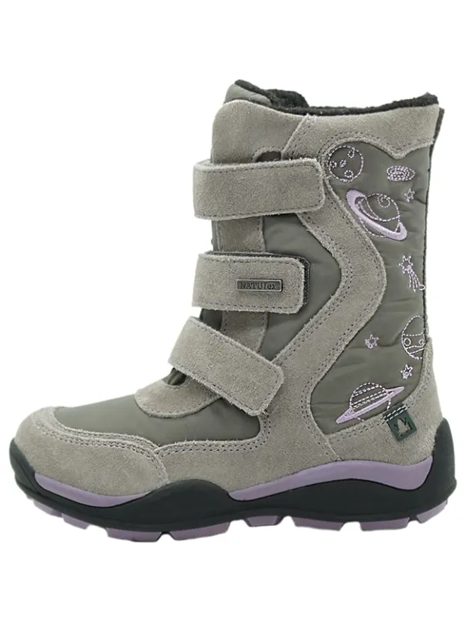 Leder-Boots in Khaki>El Naturalista Outlet