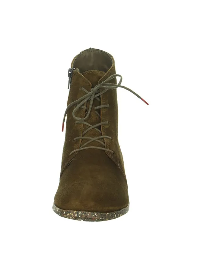 Leder-Boots in Khaki>Think! Sale