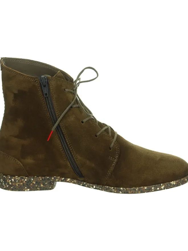 Leder-Boots in Khaki>Think! Sale