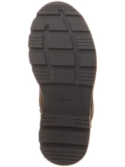 Leder-Boots in Khaki><noscript><img width=