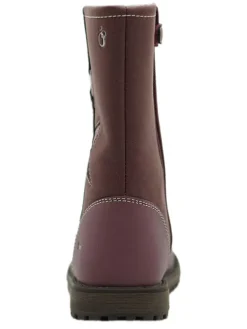 Leder-Boots in Lila><noscript><img width=