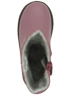 Leder-Boots in Lila><noscript><img width=
