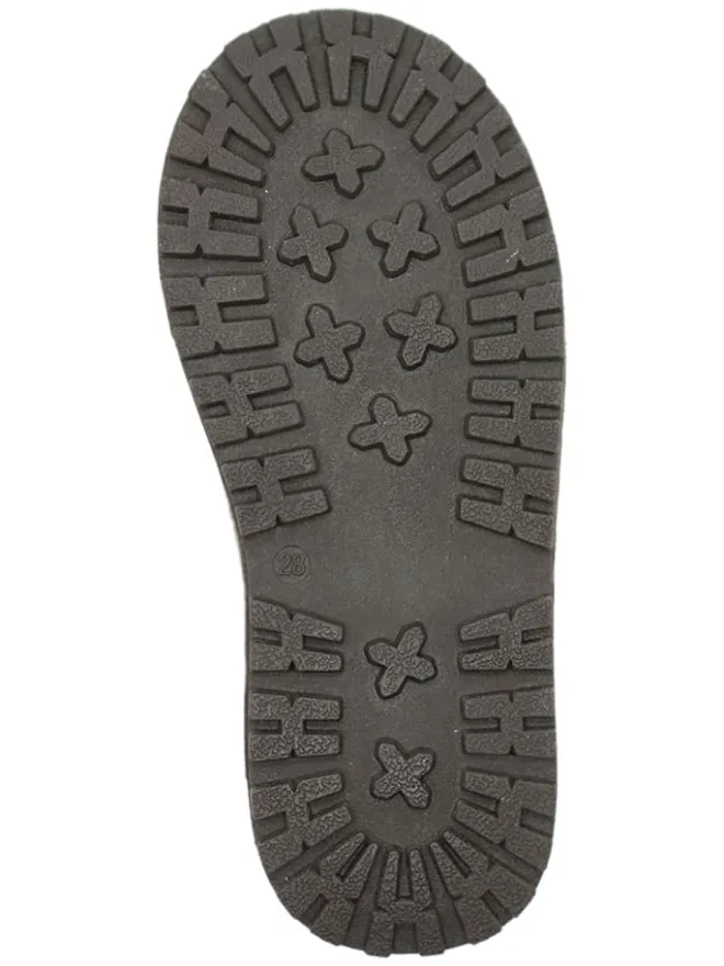 Leder-Boots in Lila>lamino Sale