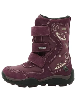 El Naturalista Stiefel & Boots·Boots^Leder-Boots in Pflaume