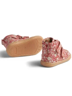 Leder-Boots in Pink><noscript><img width=