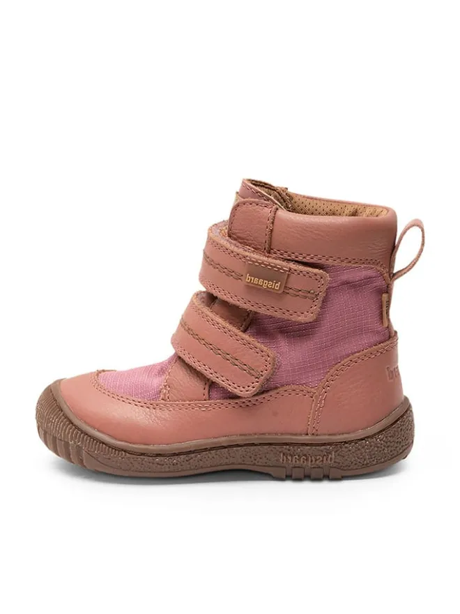 Leder-Boots in Pink>bisgaard Hot