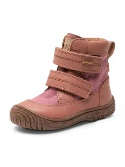 Leder-Boots in Pink>bisgaard Hot