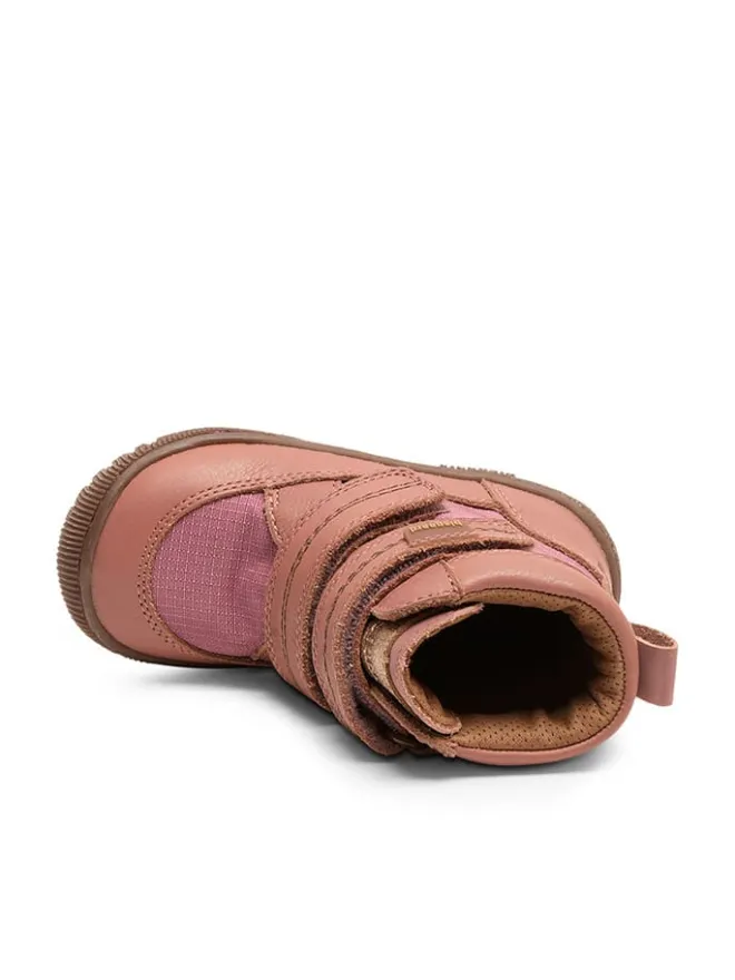 Leder-Boots in Pink>bisgaard Hot
