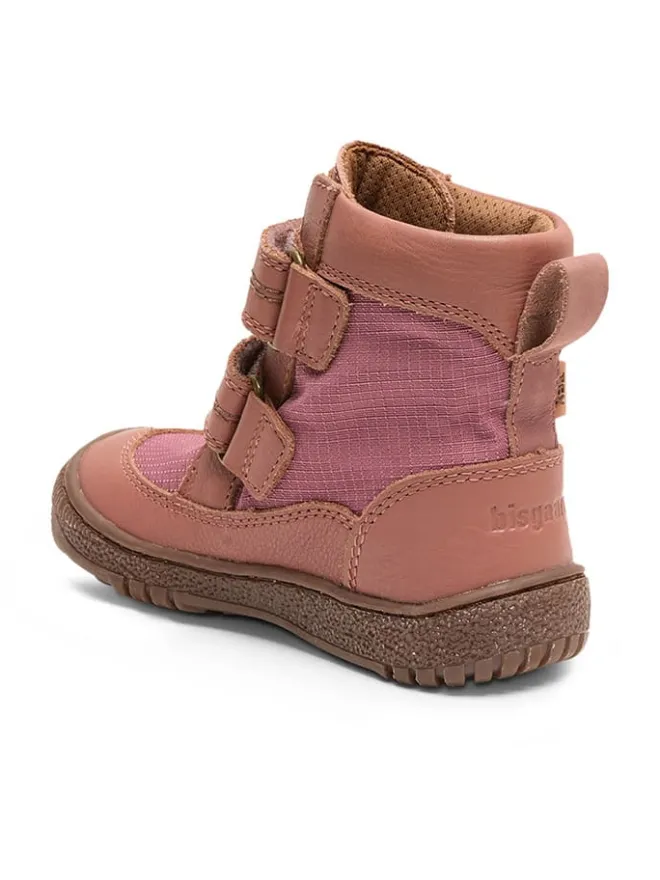 Leder-Boots in Pink>bisgaard Hot