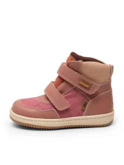 Leder-Boots in Pink>bisgaard
