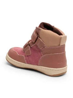 Leder-Boots in Pink><noscript><img width=