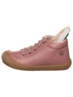 Leder-Boots in Rosa><noscript><img width=