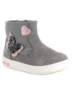 Leder-Boots in Rosa/ Grau>Primigi Hot