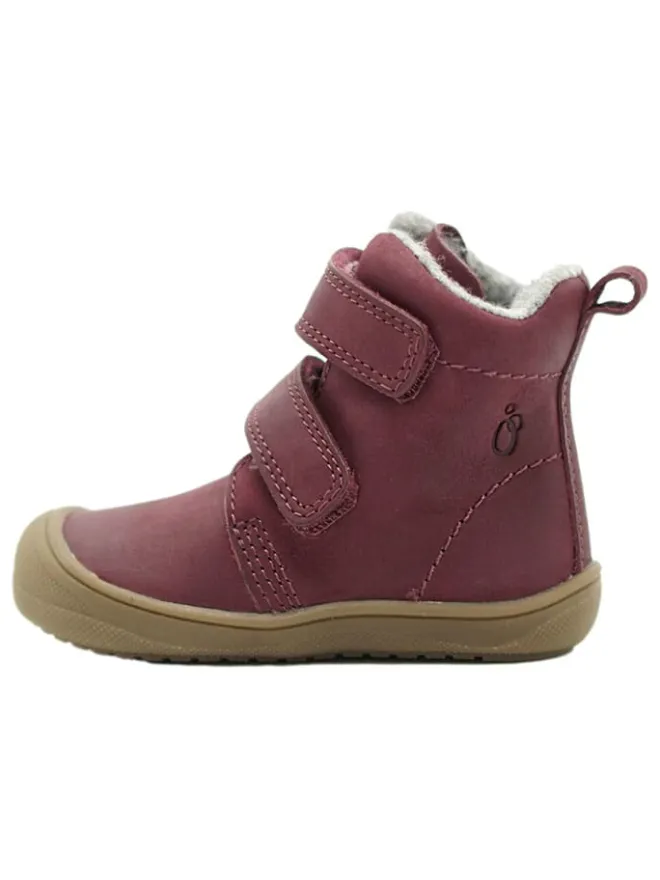 Leder-Boots in Rot>lamino Hot