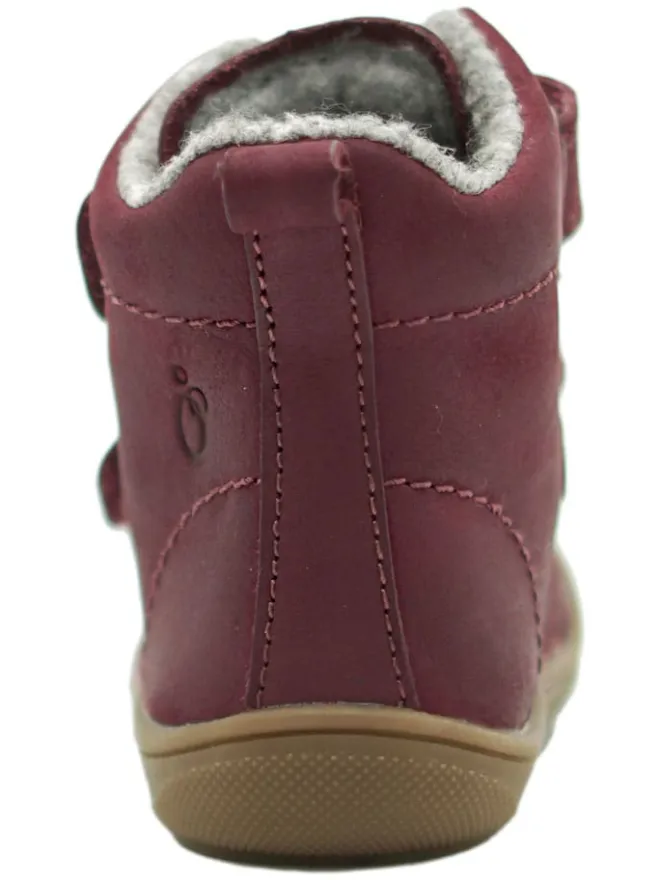 Leder-Boots in Rot>lamino Hot
