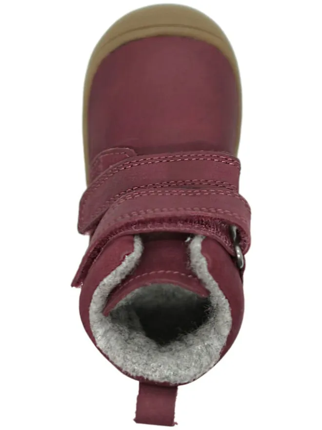 Leder-Boots in Rot>lamino Hot