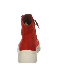 Leder-Boots in Rot><noscript><img width=