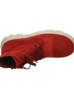 Leder-Boots in Rot><noscript><img width=