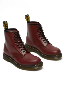 Dr. Martens Stiefel & Boots^Leder-Boots in Rot