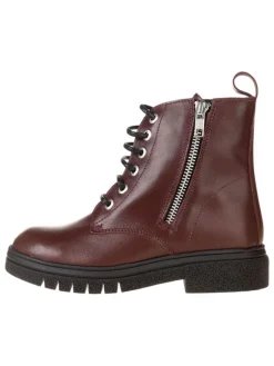 Leder-Boots in Rot>lamino Outlet