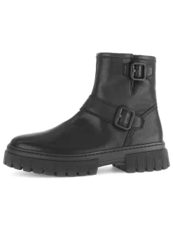 Gabor Stiefeletten^Leder-Boots in Schwarz