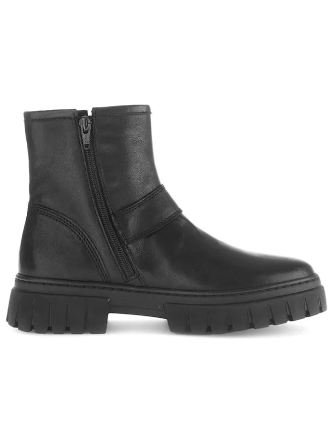 Gabor Stiefeletten^Leder-Boots in Schwarz