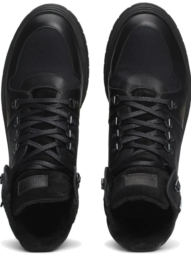 Leder-Boots in Schwarz>Tommy Hilfiger Shoes Best