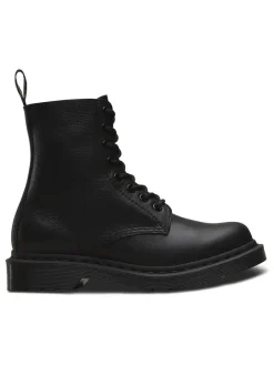 Dr. Martens Stiefel & Boots^Leder-Boots in Schwarz