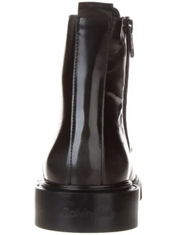 Calvin Klein Stiefel & Boots^Leder-Boots in Schwarz