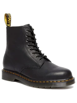 Leder-Boots in Schwarz>Dr. Martens Discount