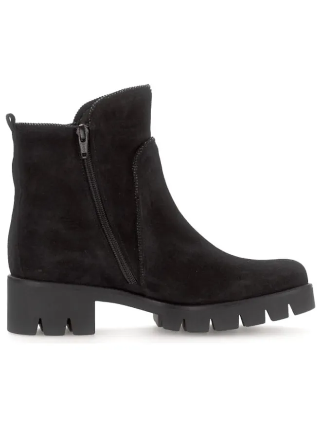 Leder-Boots in Schwarz>Gabor Clearance