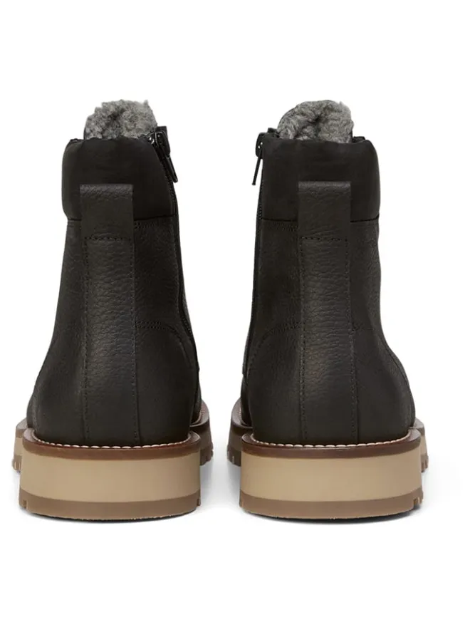 Leder-Boots in Schwarz>Marc O'Polo Shoes Discount
