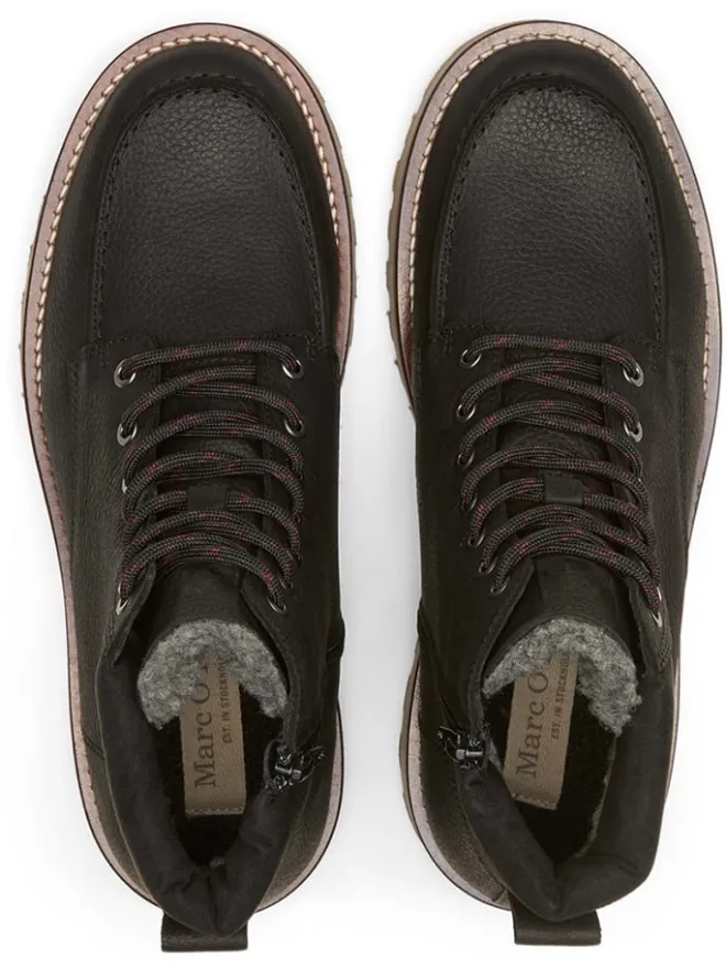 Leder-Boots in Schwarz>Marc O'Polo Shoes Discount