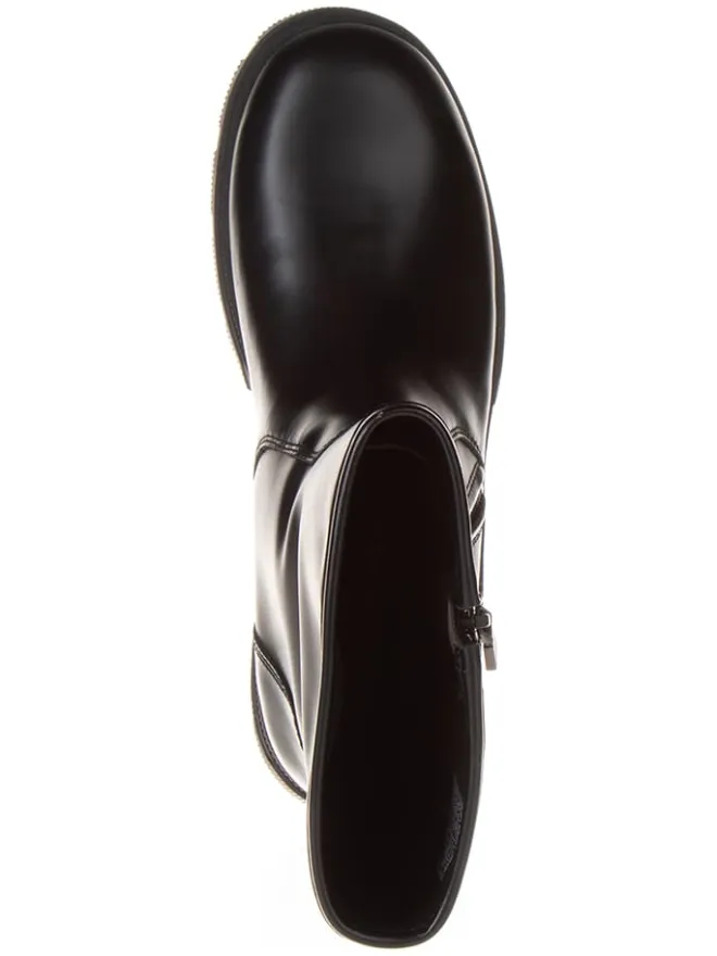 Leder-Boots in Schwarz>Calvin Klein Best