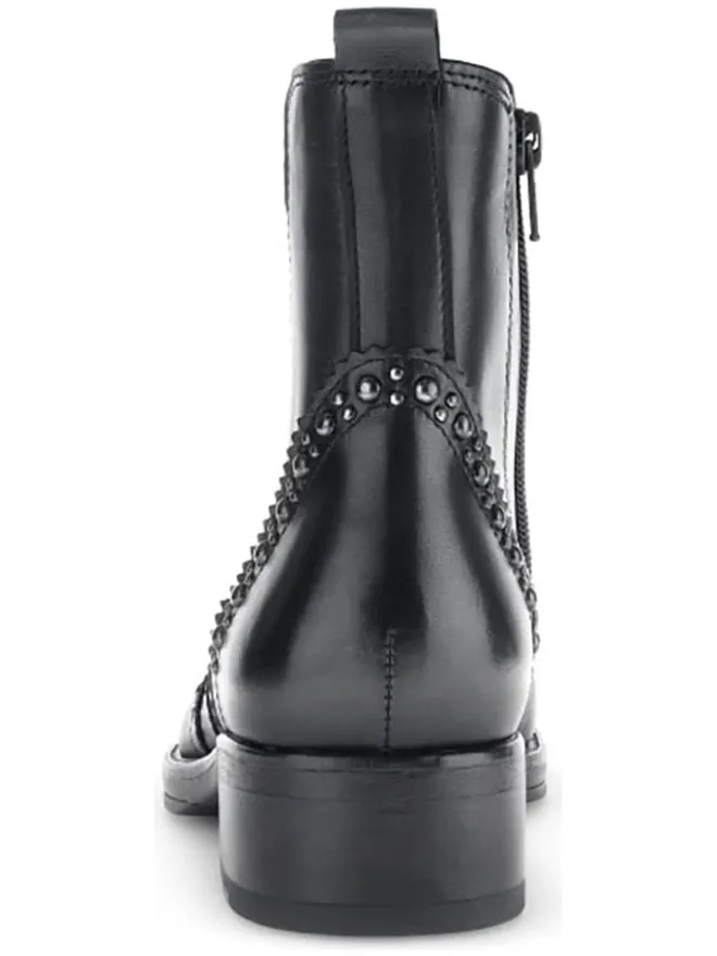 Gabor Stiefeletten^Leder-Boots in Schwarz