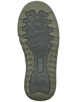 Leder-Boots in Schwarz><noscript><img width=