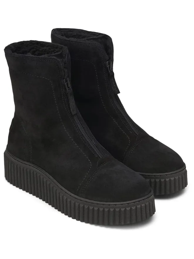 Marc O'Polo Shoes Stiefel & Boots^Leder-Boots in Schwarz
