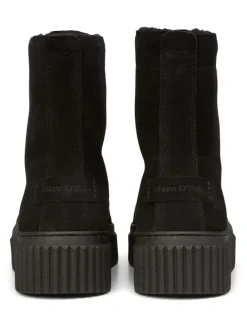 Marc O'Polo Shoes Stiefel & Boots^Leder-Boots in Schwarz
