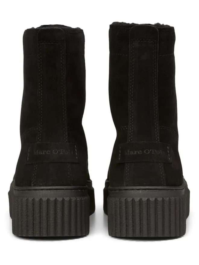 Marc O'Polo Shoes Stiefel & Boots^Leder-Boots in Schwarz