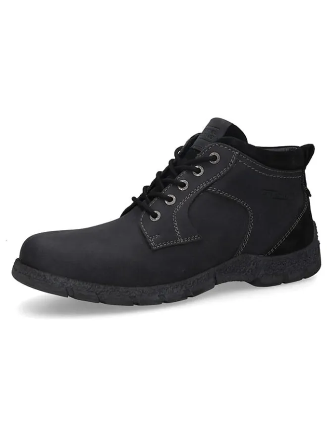 Leder-Boots in Schwarz>Camel Active Clearance