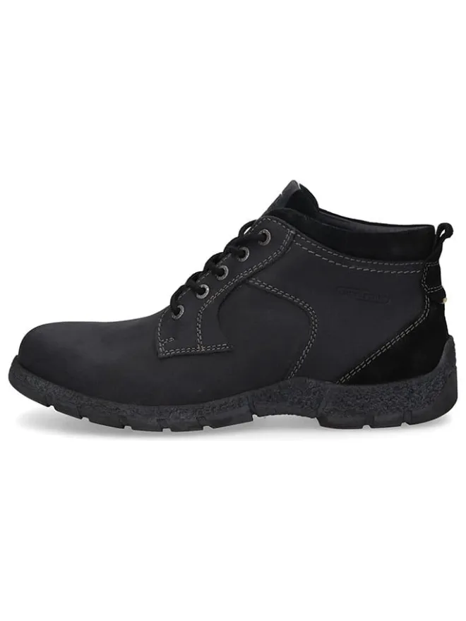 Leder-Boots in Schwarz>Camel Active Clearance
