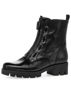 Leder-Boots in Schwarz>Gabor Hot