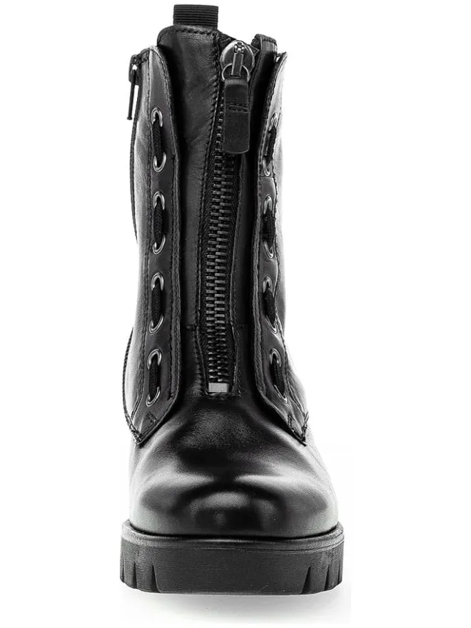 Leder-Boots in Schwarz>Gabor Hot